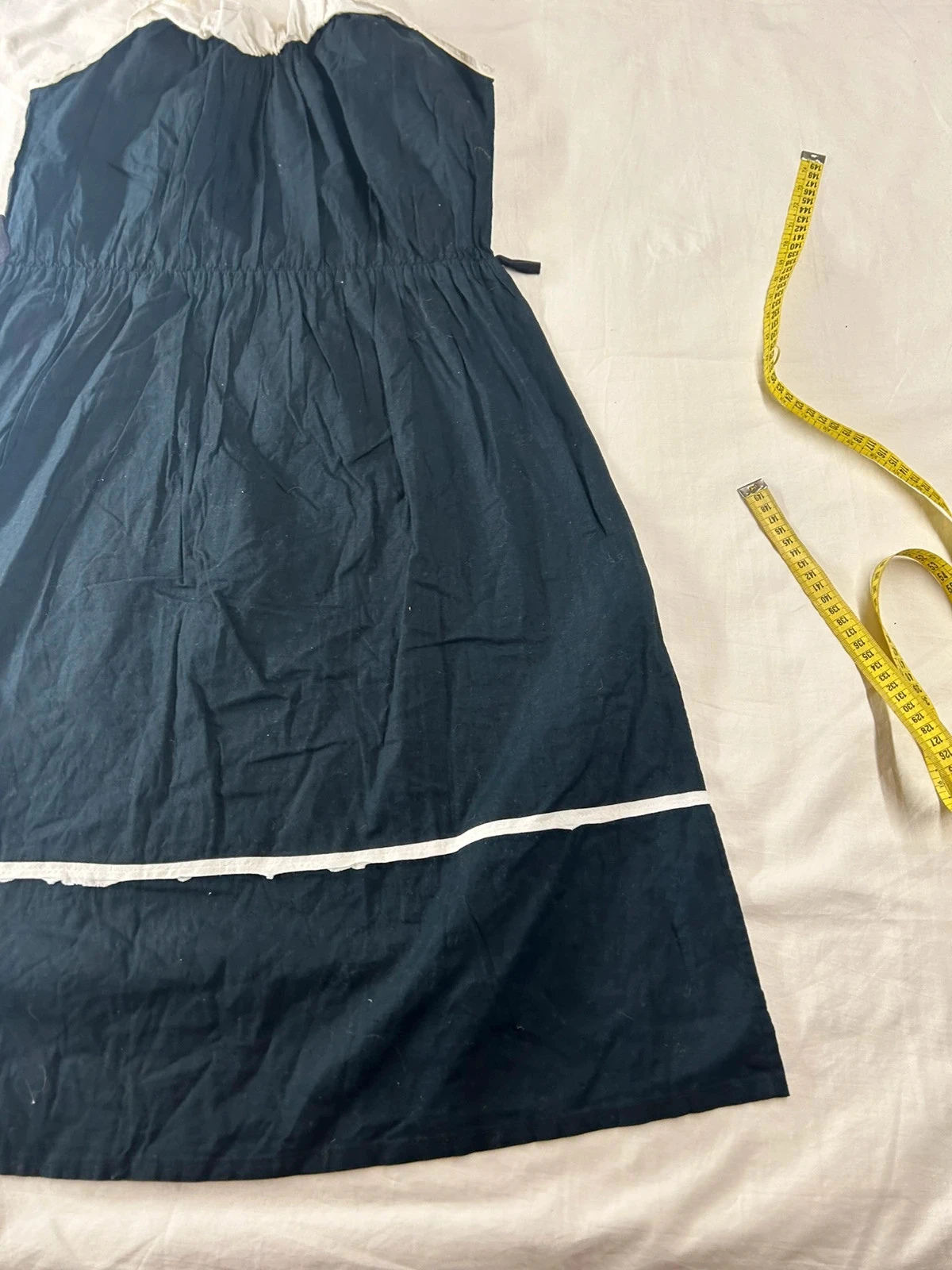 Vintage retro y2k style black summer dress – photo 4